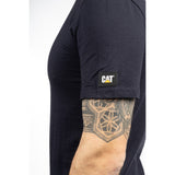 Caterpillar Mens Essentials Short-sleeve T-shirt Navy