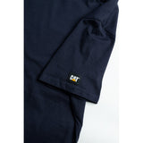 Caterpillar Mens Essentials Short-sleeve T-shirt Navy