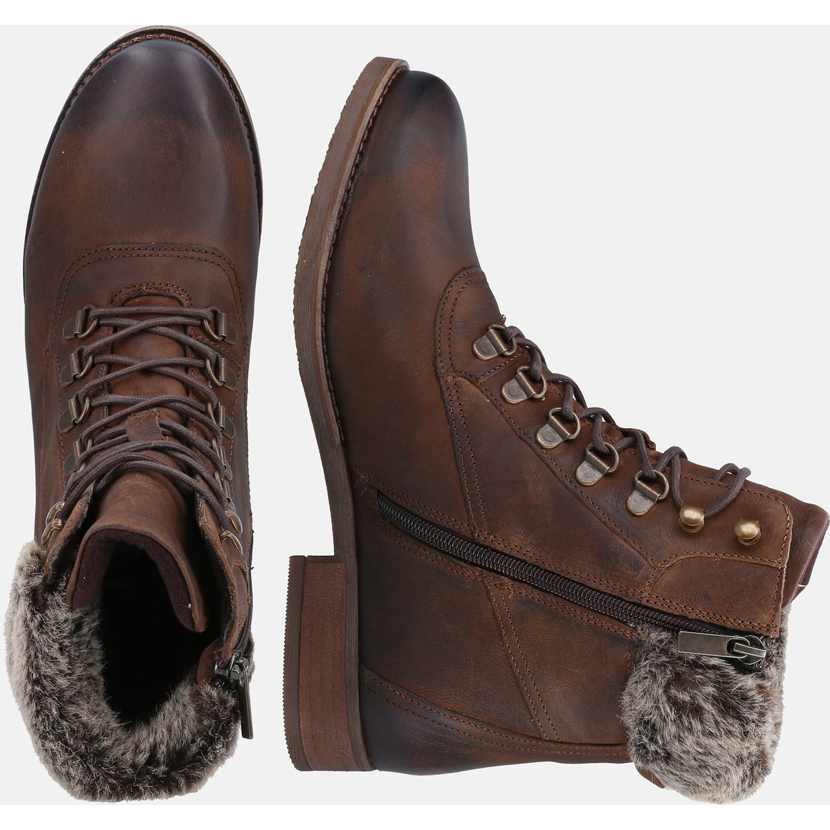 Hush Puppies Womens Effie Boot Brown