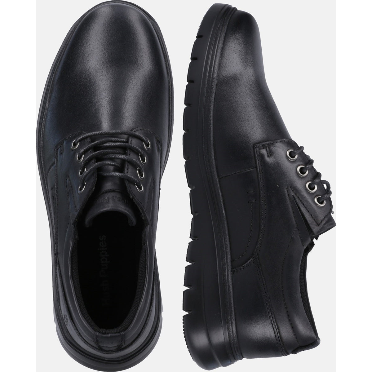 Hush Puppies Mens Triton Shoe Black