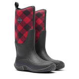 Muck Boots Womens Hale Tall Wellington Black/Buffalo Plaid