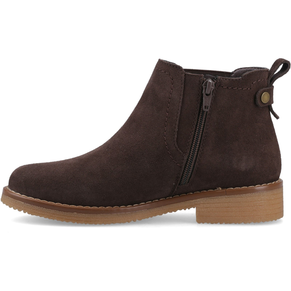 Hush Puppies Womens Maddy Wide Boot Chocolate