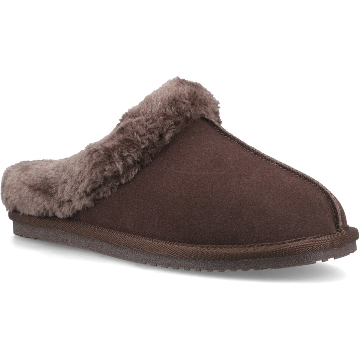 Hush Puppies Womens Amara Slipper Chocolate