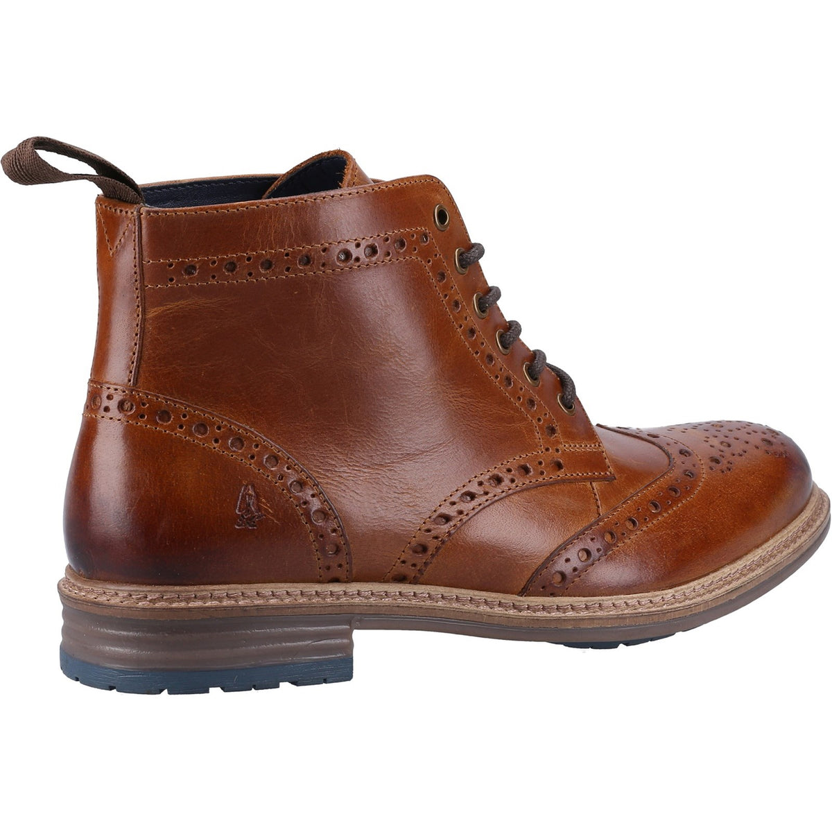 Hush Puppies Mens Joshua Brogue Boot Tan
