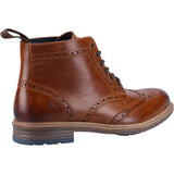 Hush Puppies Mens Joshua Brogue Boot Tan