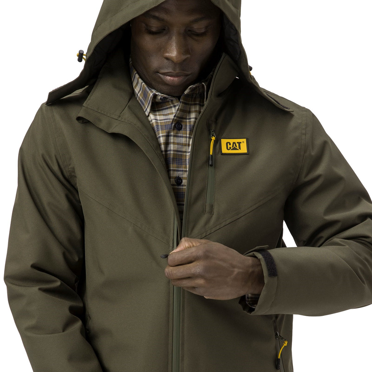Caterpillar Mens Lightweight Insulated Jacket Moss