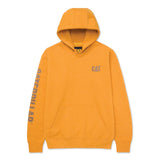 Caterpillar Mens Trademark Banner Hooded Sweatshirt Yellow