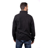 Caterpillar Mens Cat Microfleece Quarter Zip Black/Yellow