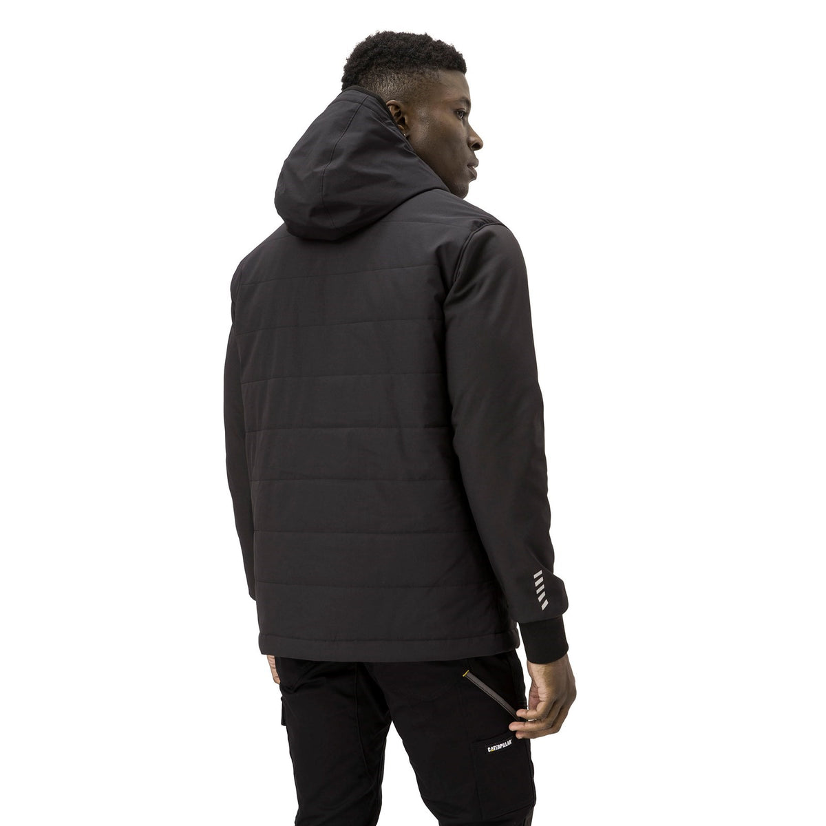 Caterpillar Mens Tech Hybrid Jacket Black