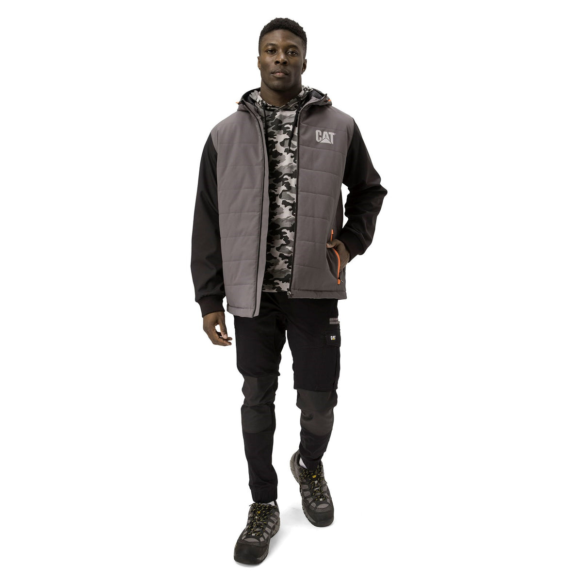 Caterpillar Mens Tech Hybrid Jacket Magnet