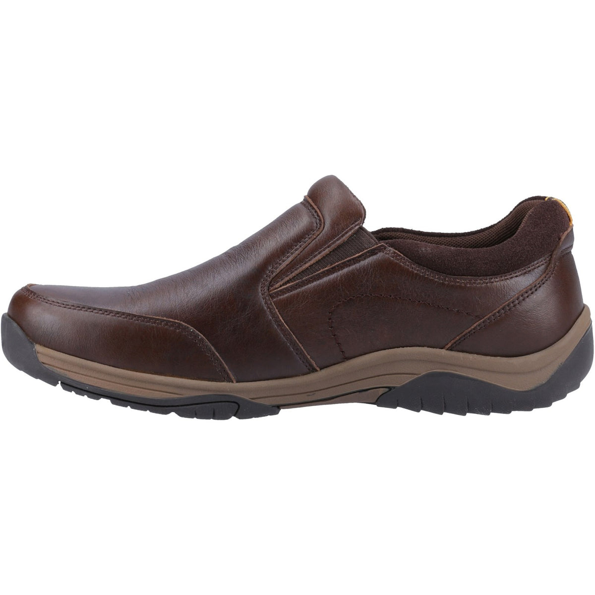 Hush Puppies Mens Donald Slip On Shoe Coffee