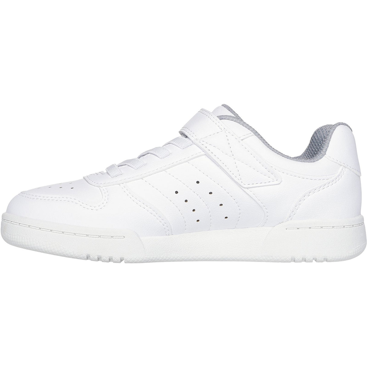 Skechers Junior Boys Quick Street Trainer White