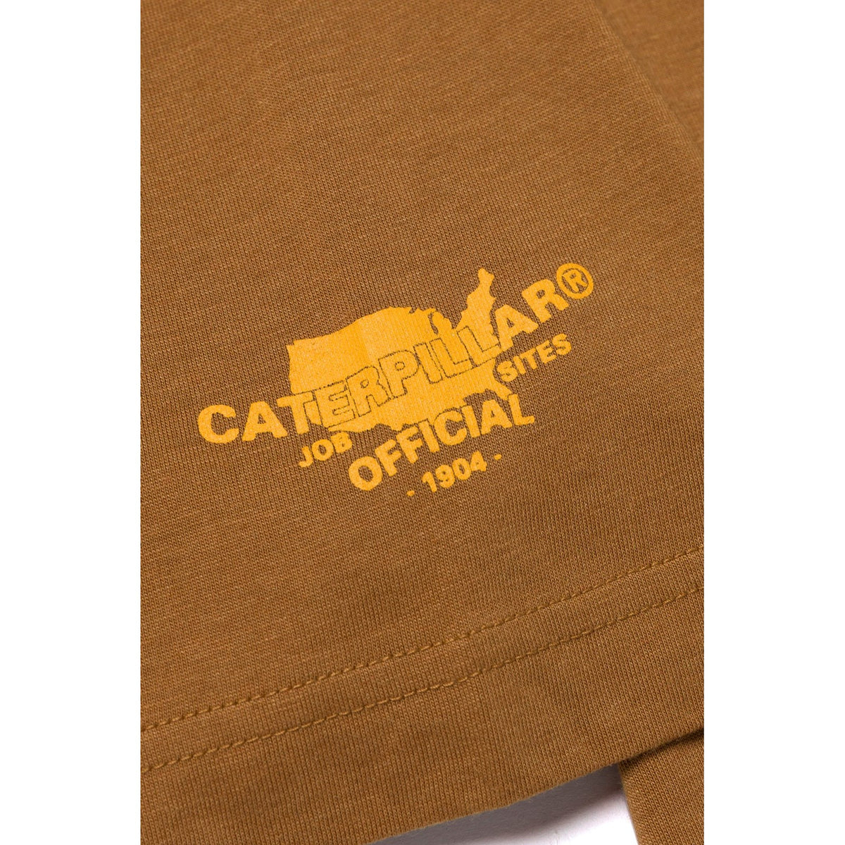 Caterpillar Mens Graphic Tee Bronze