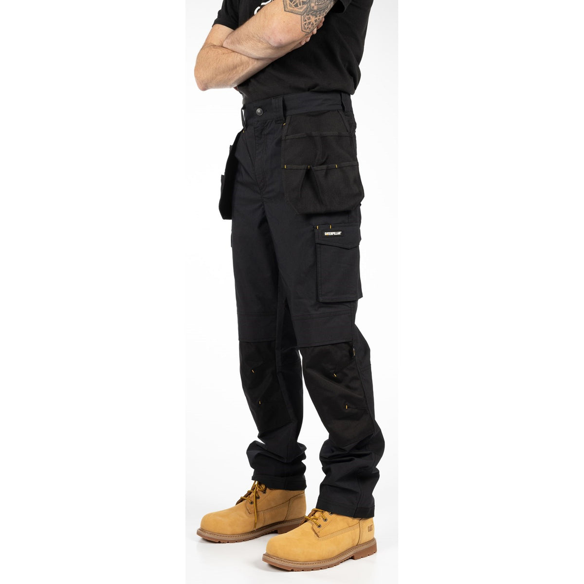 Caterpillar Mens Nexus Holster Stretch Pocket Trouser 34L-Black