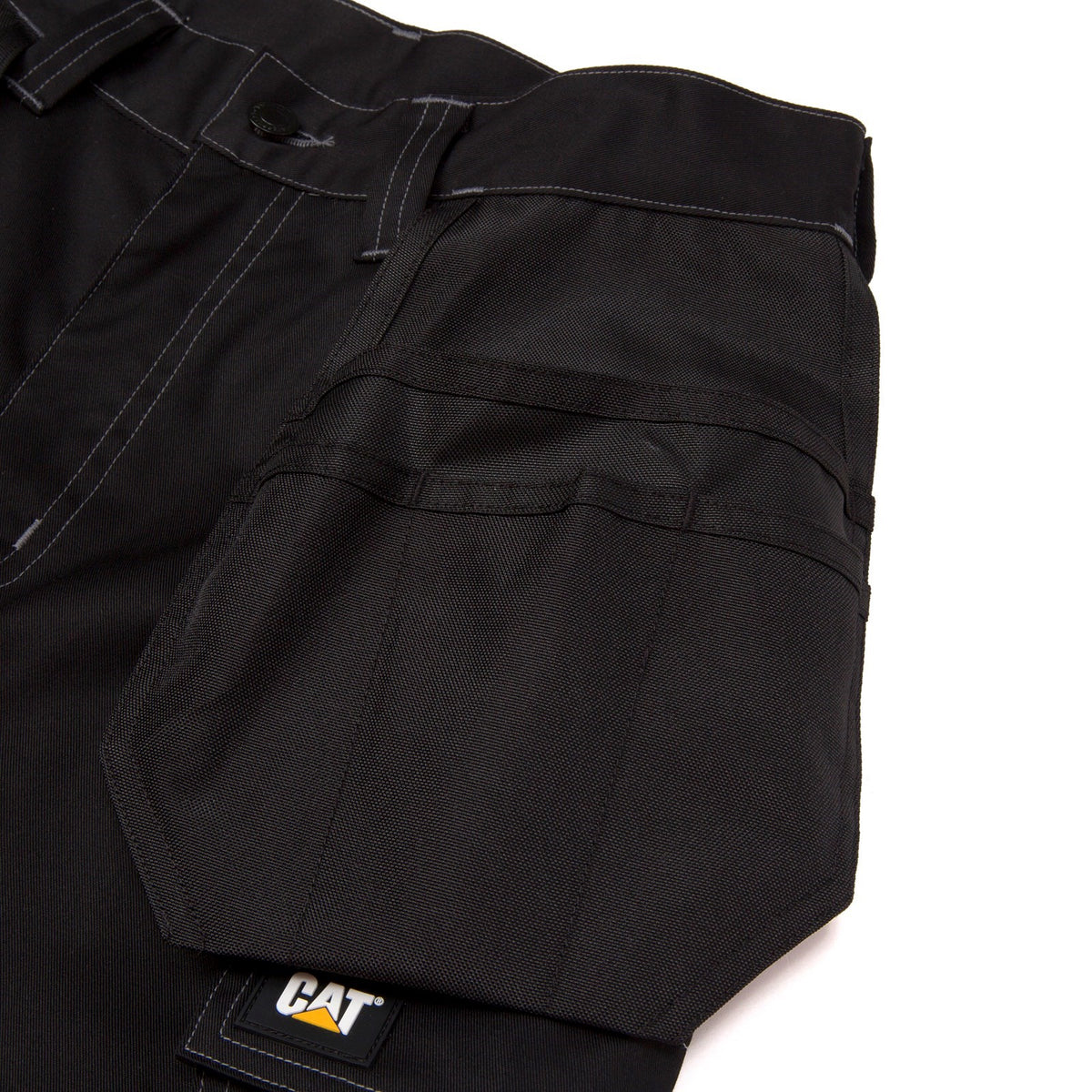 Caterpillar Mens Essential Knee Pocket Stretch Holster Trouser 32R-Black