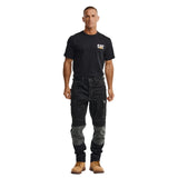Caterpillar Mens Essential Knee Pocket Stretch Holster Trouser 34L-Black