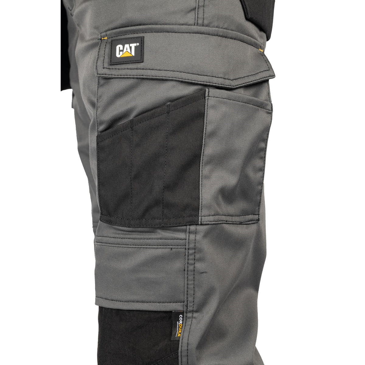 Caterpillar Mens Essential Knee Pocket Stretch Holster Trouser 32R-Dark Shadow