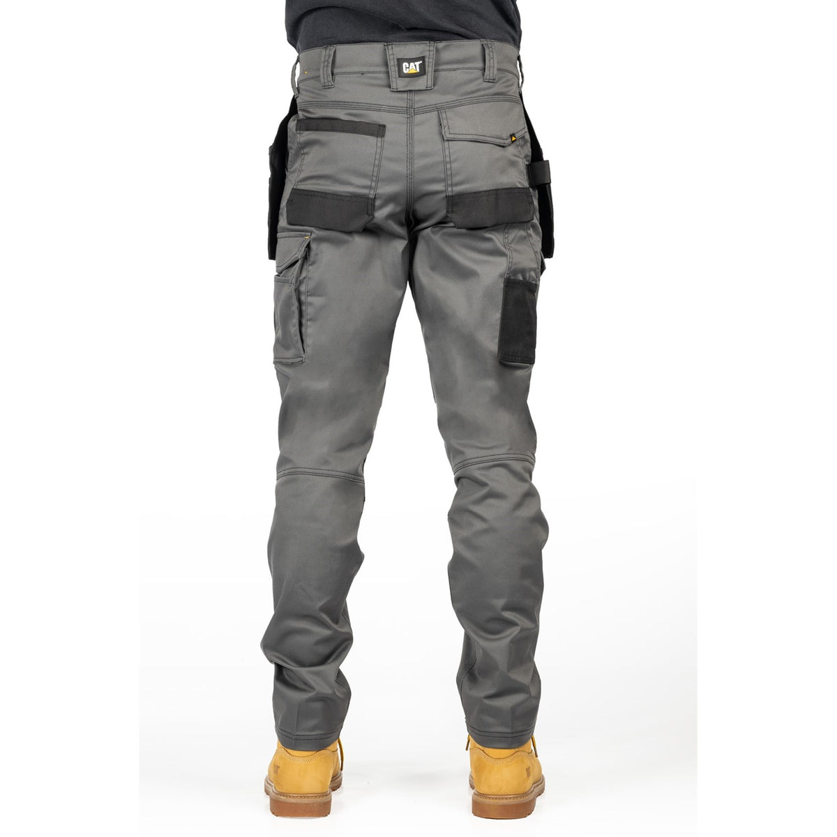 Caterpillar Mens Essential Knee Pocket Stretch Holster Trouser 34L-Dark Shadow