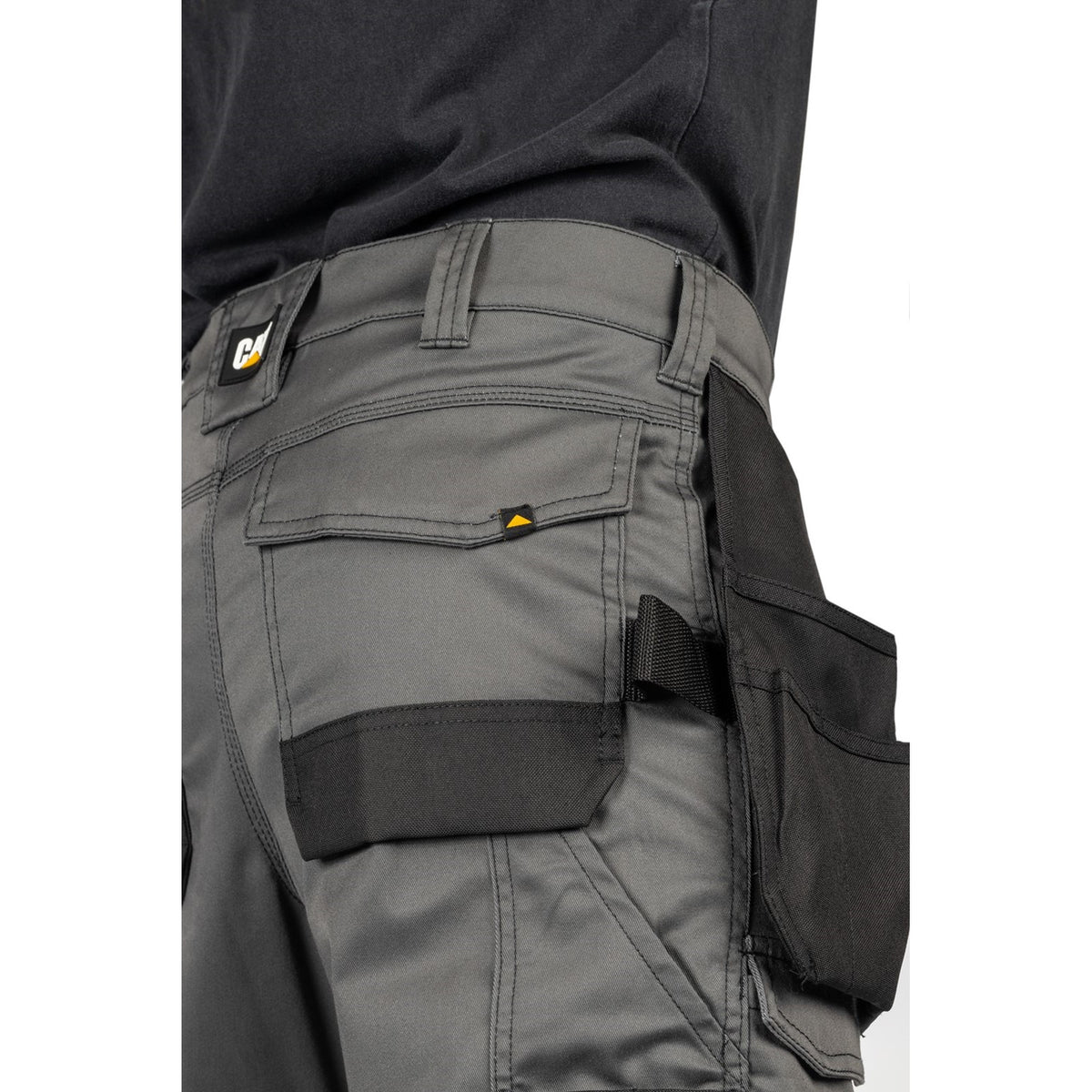 Caterpillar Mens Essential Knee Pocket Stretch Holster Trouser 34L-Dark Shadow