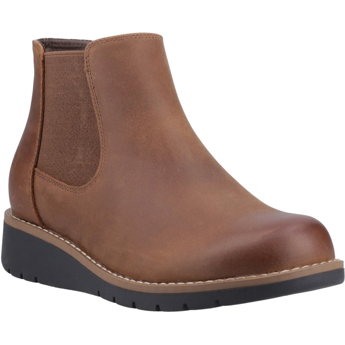 Hush Puppies Womens Leonie Ankle Boots Brown