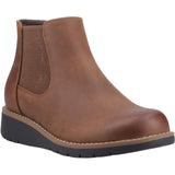 Hush Puppies Womens Leonie Ankle Boots Brown