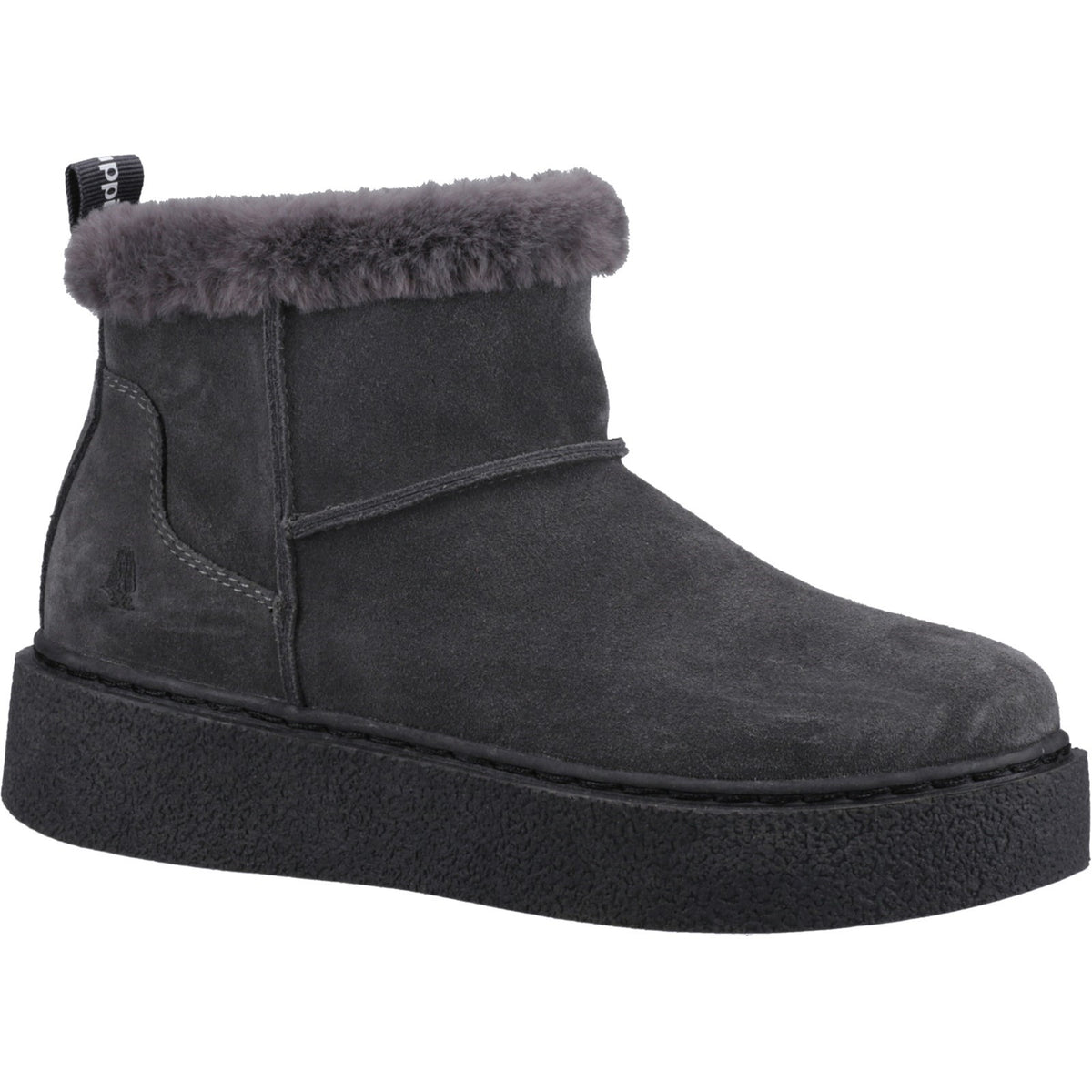 Hush Puppies Womens Becca Ankle Boots Charcoal