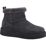 Hush Puppies Womens Becca Ankle Boots Charcoal