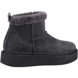 Hush Puppies Womens Becca Ankle Boots Charcoal