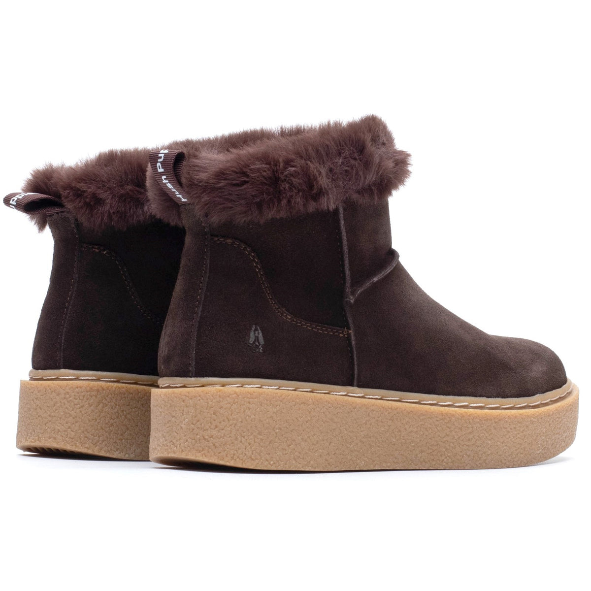 Hush Puppies Womens Becca Ankle Boots Chocolate