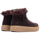 Hush Puppies Womens Becca Ankle Boots Chocolate