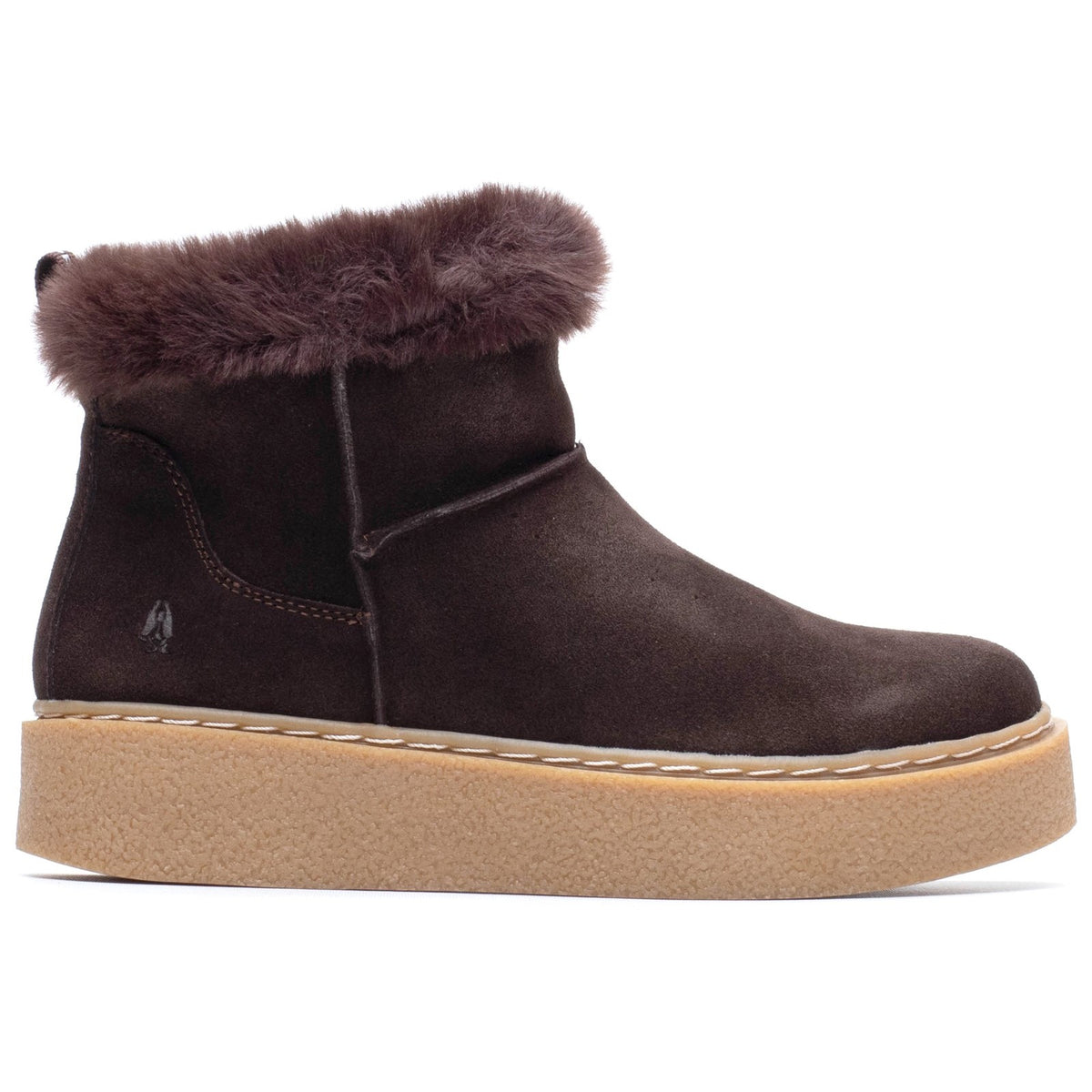 Hush Puppies Womens Becca Ankle Boots Chocolate