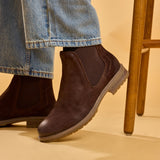 Hush Puppies Mens Russell Boots Dark Brown