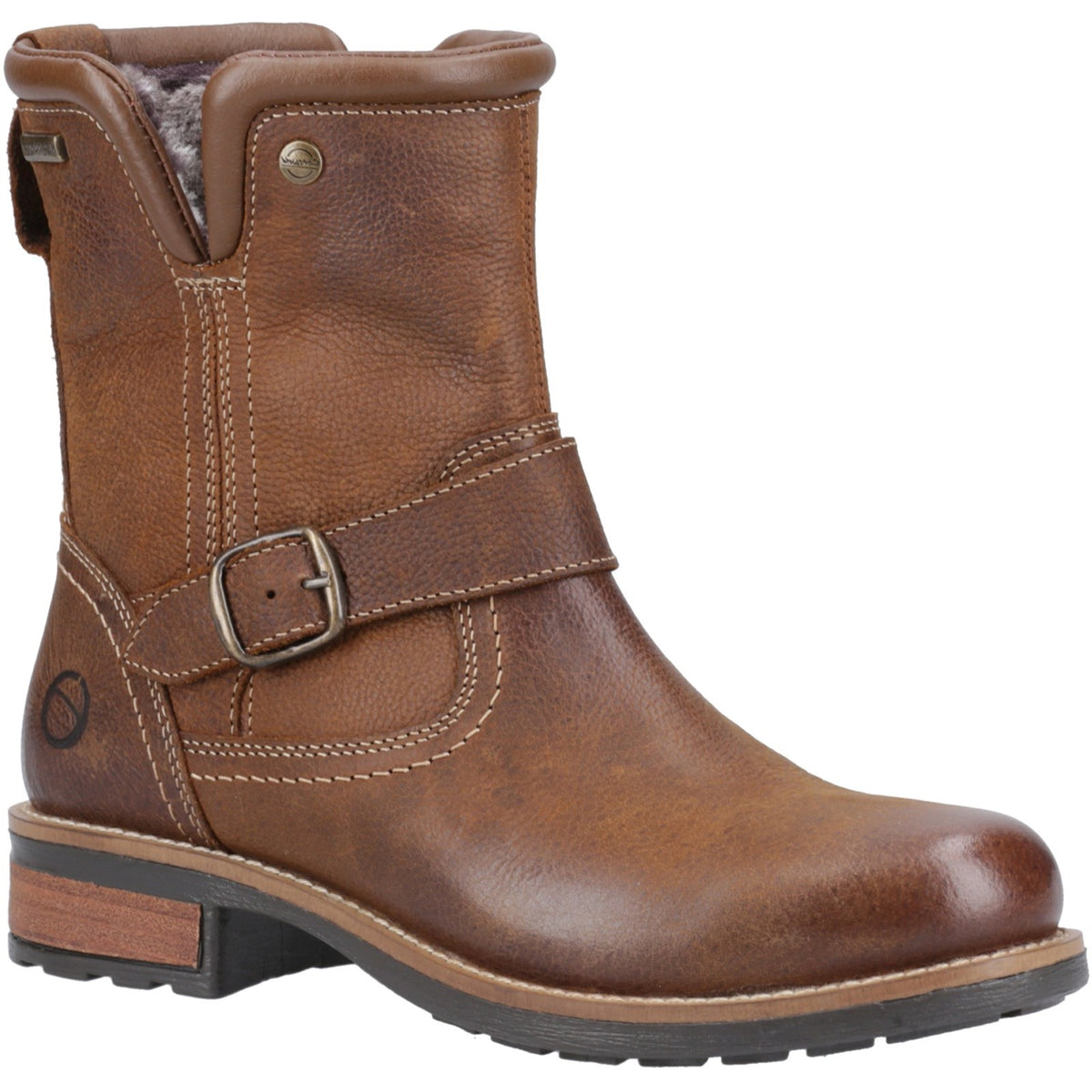 Cotswold Womens Kinsham Ankle Boots Tan