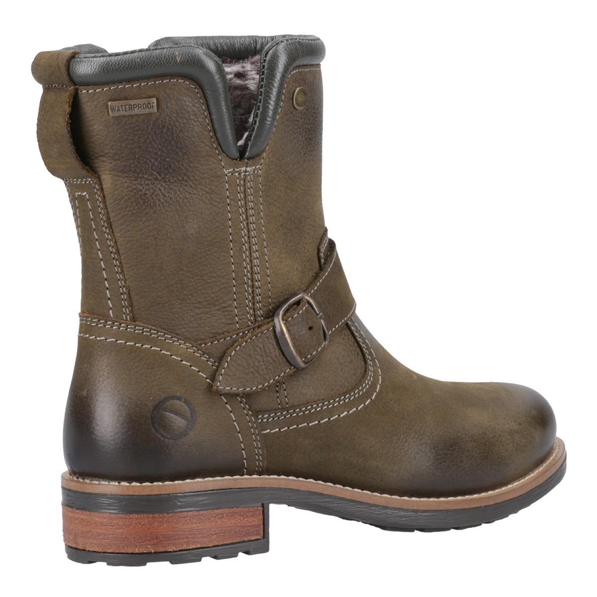 Cotswold Womens Kinsham Ankle Boots Khaki