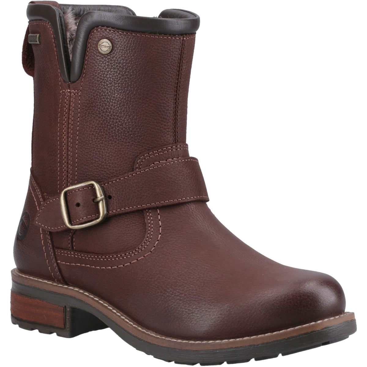 Cotswold Womens Kinsham Ankle Boots Brown