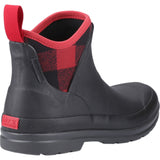 Muck Boots Womens Originals Ankle Boot Black/Buffalo Plaid