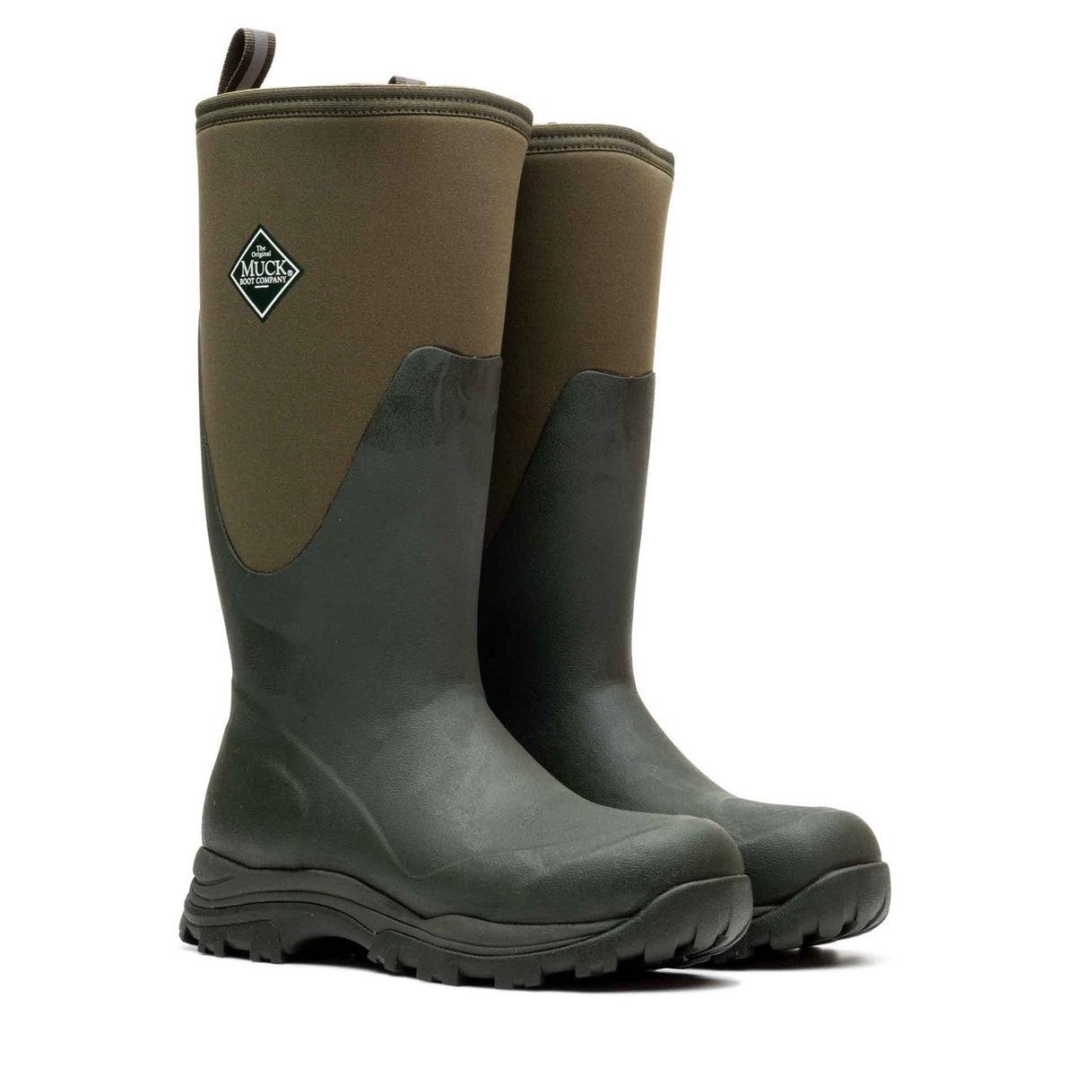 Muck Boots Mens Outpost Tall Wellington Moss