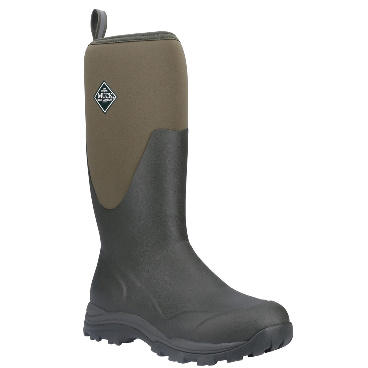 Muck Boots Mens Outpost Tall Wellington Moss