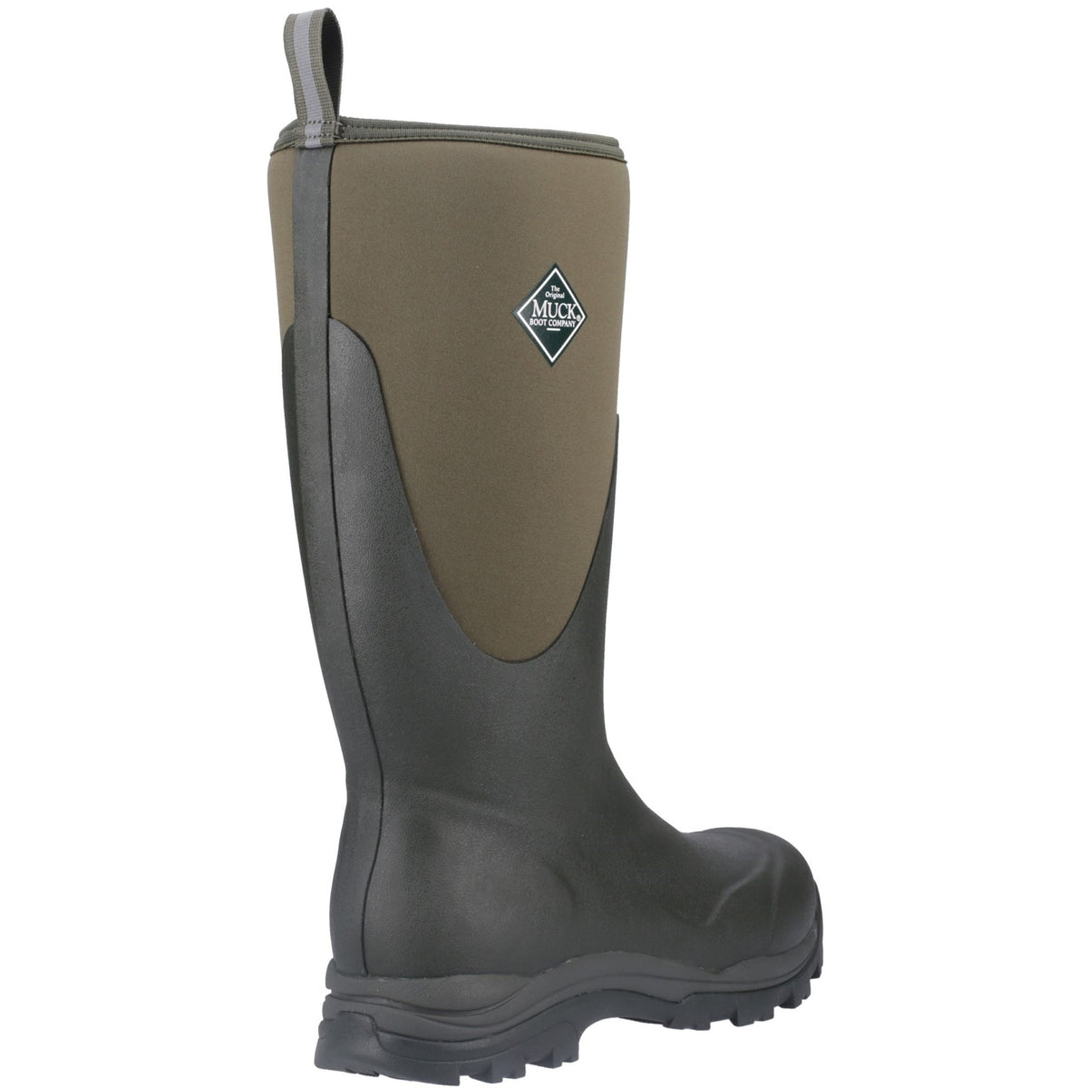 Muck Boots Mens Outpost Tall Wellington Moss