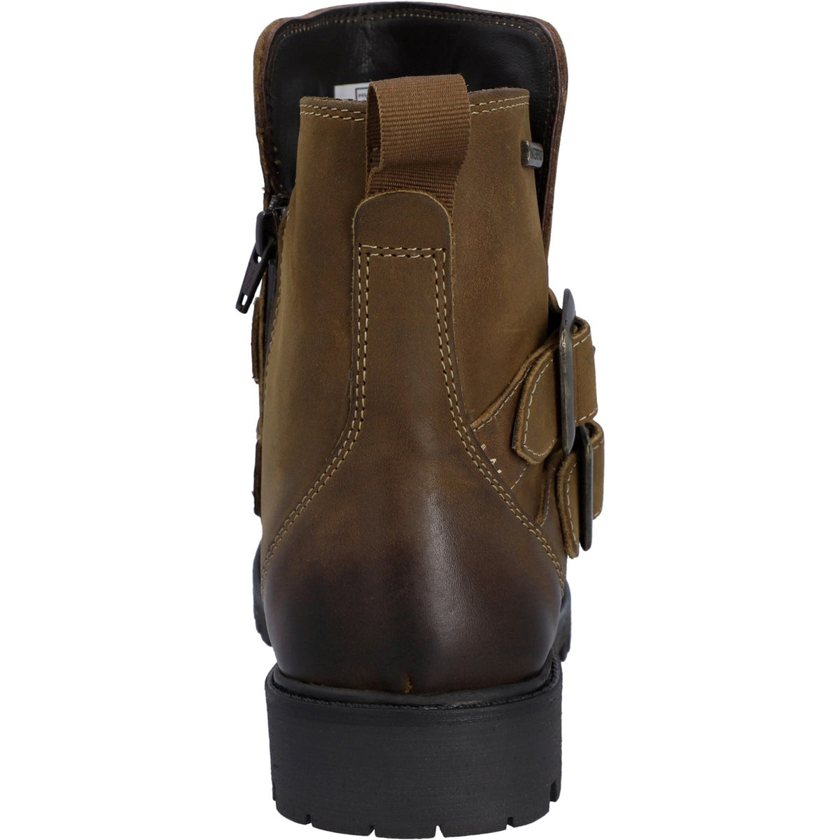 Hunter Womens Ness Ankle Boot Dark Tan