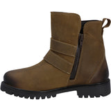 Hunter Womens Ness Ankle Boot Dark Tan