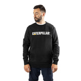 Caterpillar Mens Midweight Crewneck Sweatshirt Black