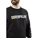 Caterpillar Mens Midweight Crewneck Sweatshirt Black