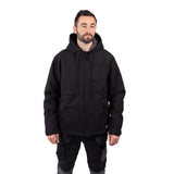 Caterpillar Mens Hooded Sherpa Lined Jacket Black