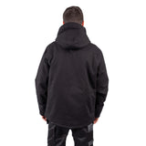 Caterpillar Mens Hooded Sherpa Lined Jacket Black