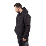 Caterpillar Mens Hooded Sherpa Lined Jacket Black