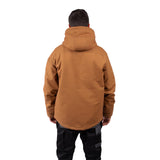 Caterpillar Mens Hooded Sherpa Lined Jacket Bronze