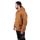 Caterpillar Mens Hooded Sherpa Lined Jacket Bronze
