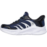 Skechers Junior Boys Meteor-Lights Brisk-Beams Trainers Navy/Black