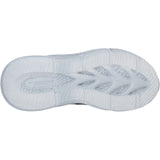 Skechers Junior Boys Meteor-Lights Brisk-Beams Trainers Black/Silver